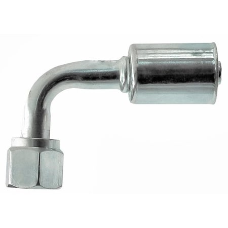 Truckair Fitting - Steel - Bl - Std -, Beadlock Standard, Config: Female Oring, Angle: 90 Degree, Material 08-6962BS
